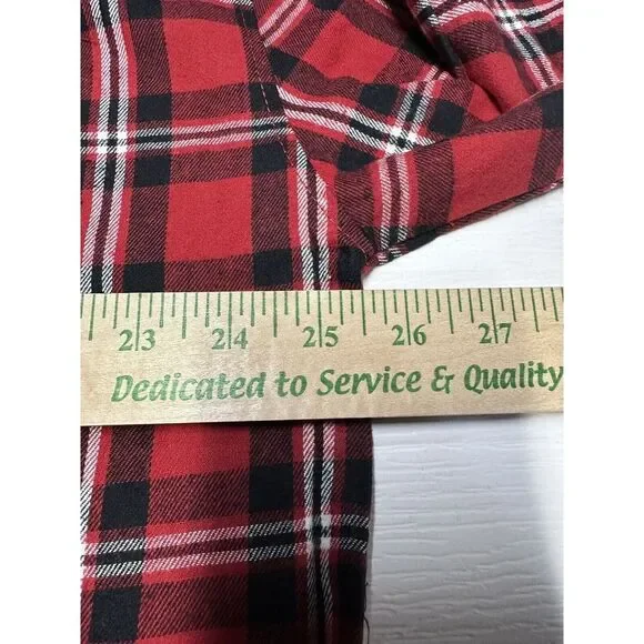 NWT Men's FOCO Atlanta Falcons NFL Long Sleeve Plaid Flannel Shirt Size XL - Picture 5 of 8